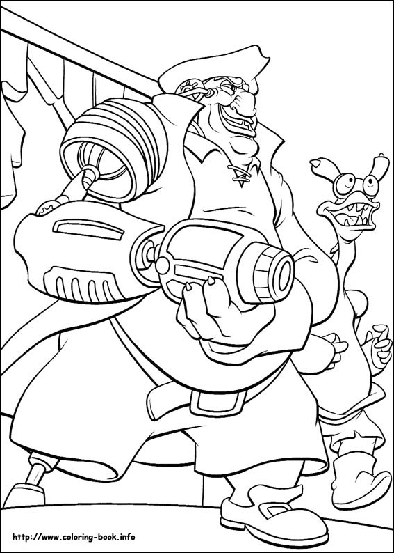 Treasure Planet coloring picture